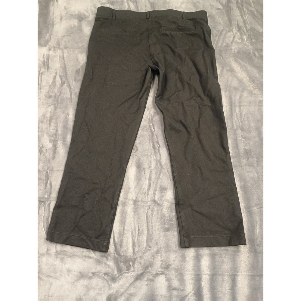 Betabrand Dress Pant Yoga Pants Womens Medium Black Straight Leg Cropped Work - Picture 6 of 8